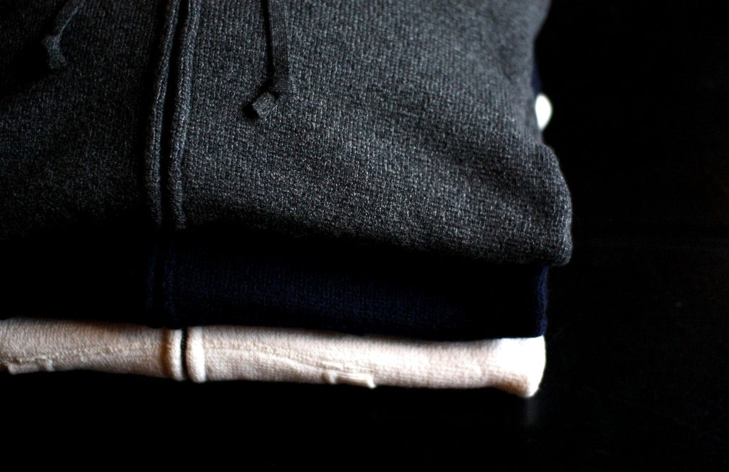 100%CASHMERE PILE HOODIE